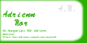 adrienn mor business card